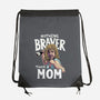 Nothing Braver-None-Drawstring-Bag-Geekydog