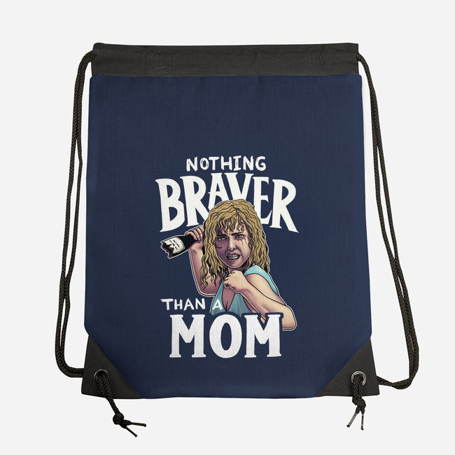 Nothing Braver-None-Drawstring-Bag-Geekydog
