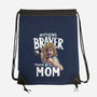 Nothing Braver-None-Drawstring-Bag-Geekydog