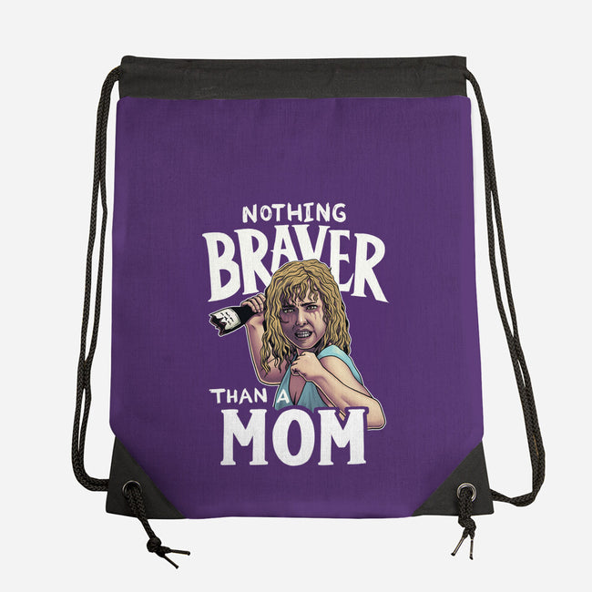 Nothing Braver-None-Drawstring-Bag-Geekydog