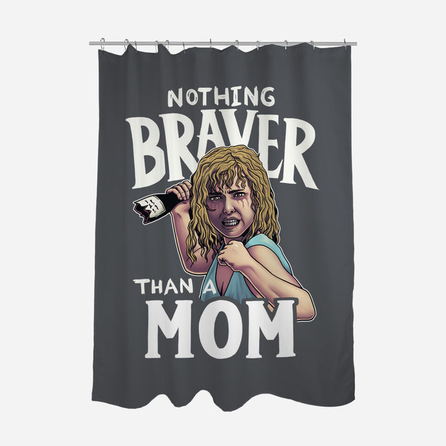 Nothing Braver-None-Polyester-Shower Curtain-Geekydog