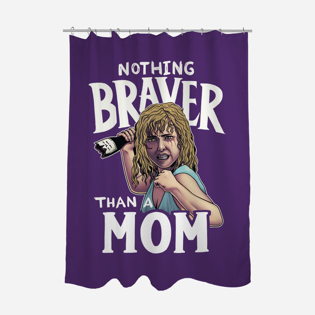 Nothing Braver-None-Polyester-Shower Curtain-Geekydog