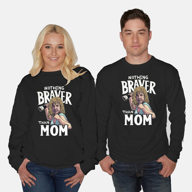 Nothing Braver-Unisex-Crew Neck-Sweatshirt-Geekydog