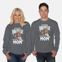 Nothing Braver-Unisex-Crew Neck-Sweatshirt-Geekydog