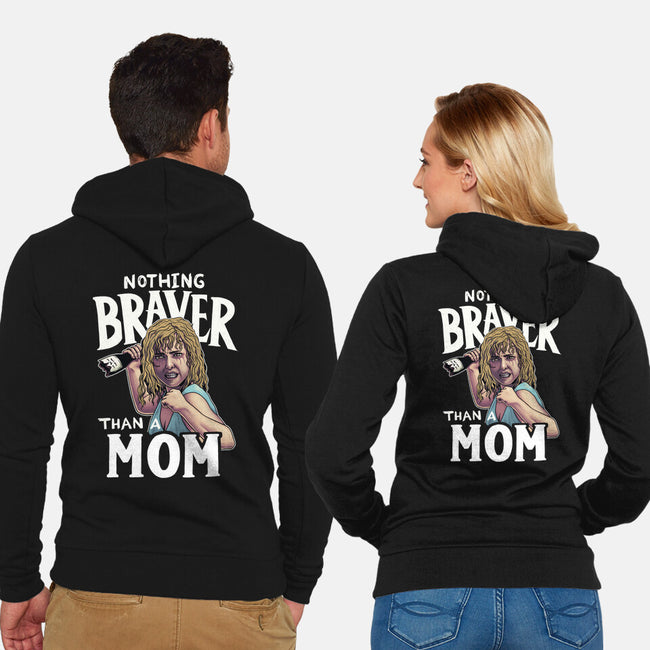 Nothing Braver-Unisex-Zip-Up-Sweatshirt-Geekydog