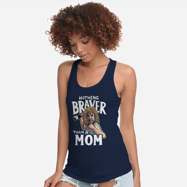 Nothing Braver-Womens-Racerback-Tank-Geekydog