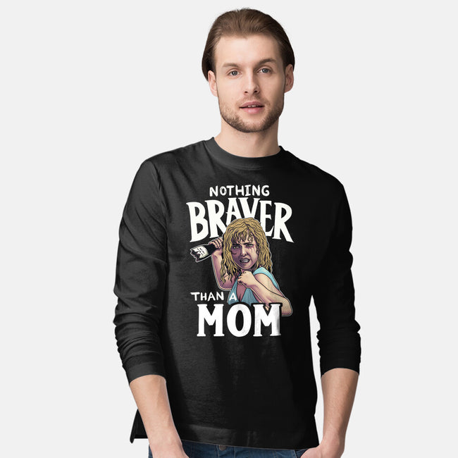 Nothing Braver-Mens-Long Sleeved-Tee-Geekydog