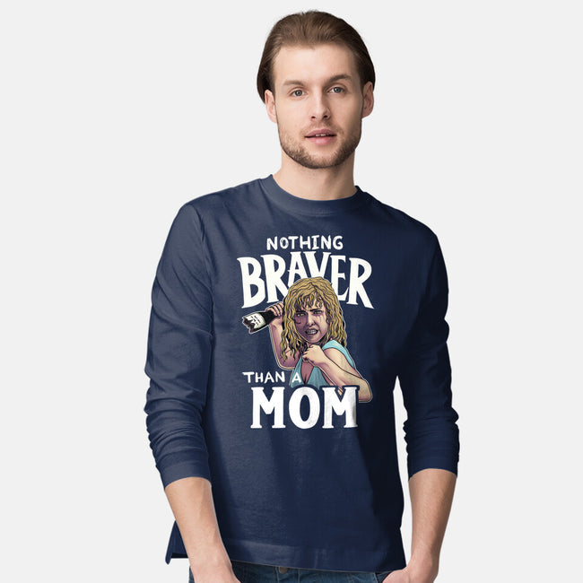 Nothing Braver-Mens-Long Sleeved-Tee-Geekydog