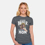 Nothing Braver-Womens-Fitted-Tee-Geekydog