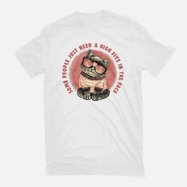 High Five In The Face-Unisex-Basic-Tee-glitchygorilla