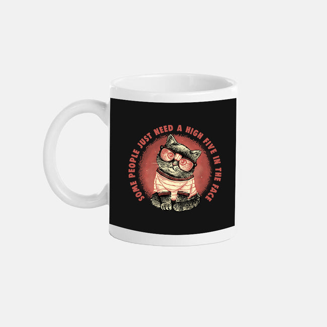 High Five In The Face-None-Mug-Drinkware-glitchygorilla
