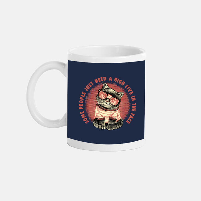 High Five In The Face-None-Mug-Drinkware-glitchygorilla