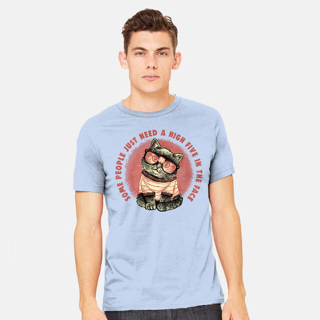 High Five In The Face-Mens-Heavyweight-Tee-glitchygorilla