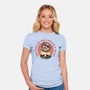 High Five In The Face-Womens-Fitted-Tee-glitchygorilla
