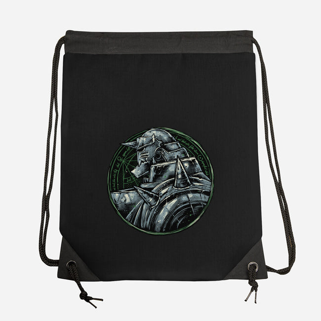 Metallic Soul-None-Drawstring-Bag-glitchygorilla