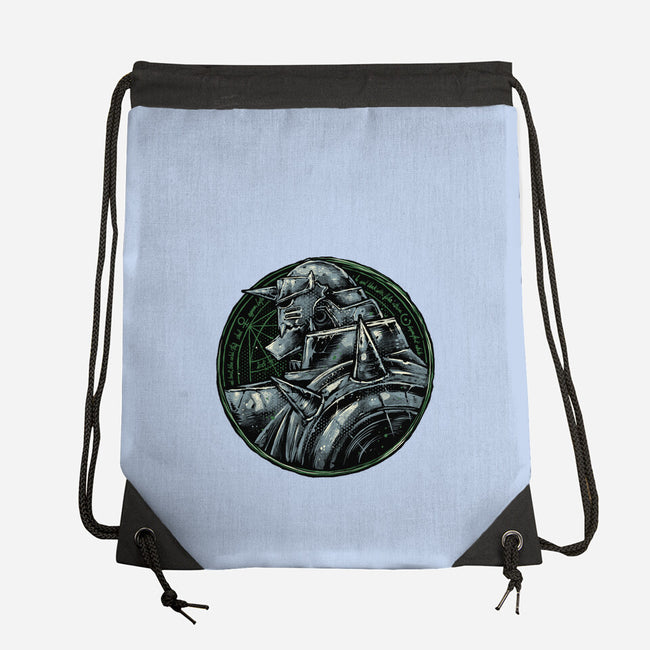 Metallic Soul-None-Drawstring-Bag-glitchygorilla
