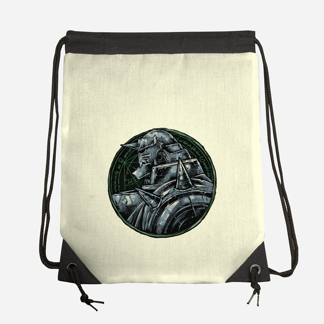 Metallic Soul-None-Drawstring-Bag-glitchygorilla