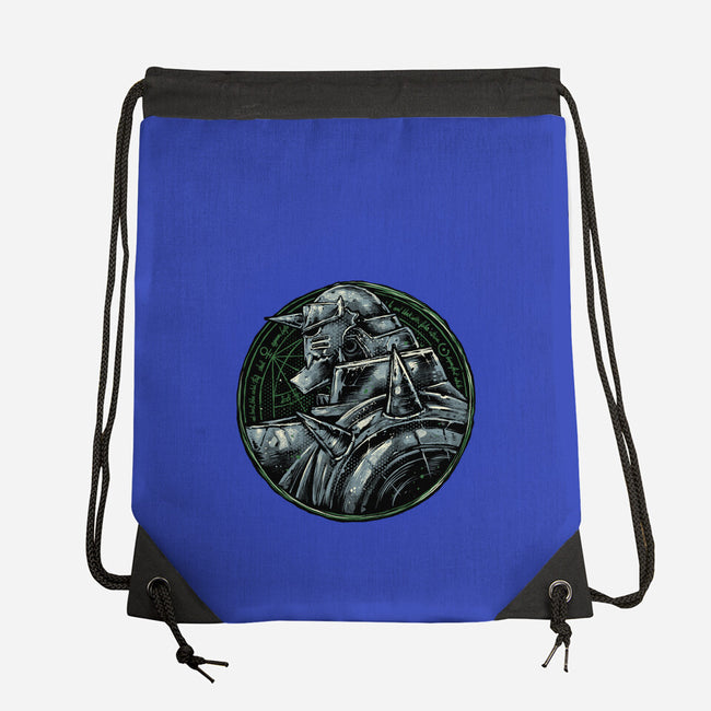 Metallic Soul-None-Drawstring-Bag-glitchygorilla