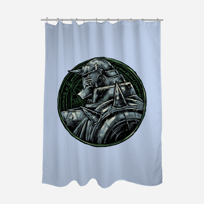 Metallic Soul-None-Polyester-Shower Curtain-glitchygorilla
