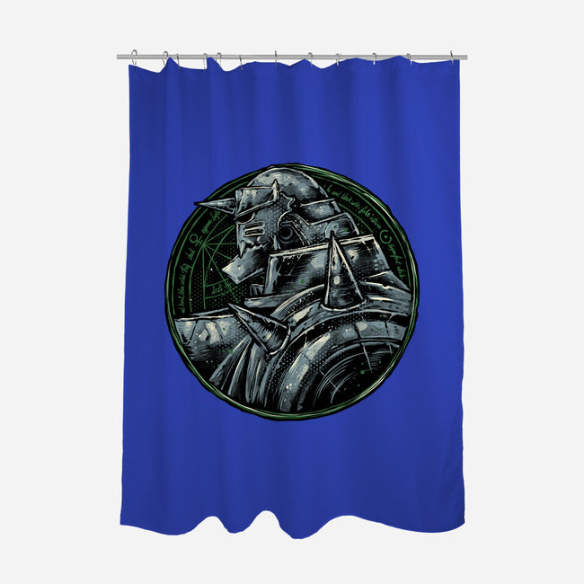 Metallic Soul-None-Polyester-Shower Curtain-glitchygorilla