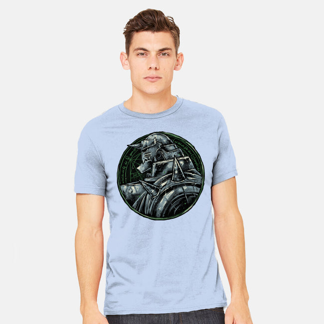 Metallic Soul-Mens-Heavyweight-Tee-glitchygorilla