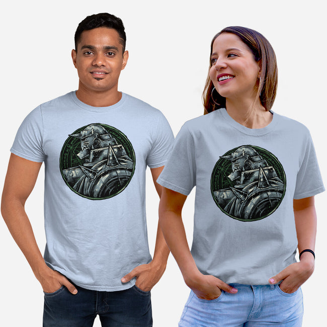 Metallic Soul-Unisex-Basic-Tee-glitchygorilla