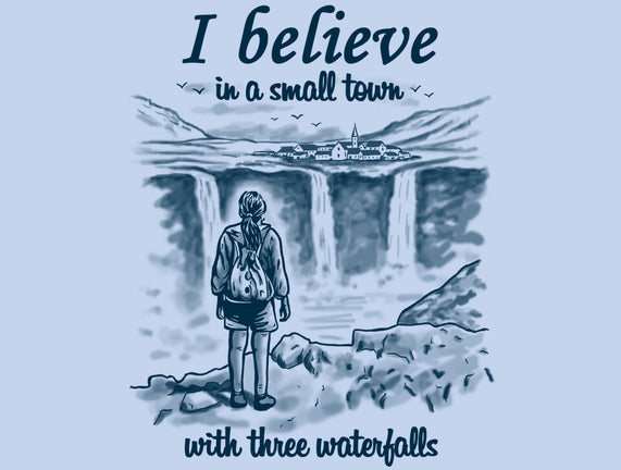 Small Town With Three Waterfalls