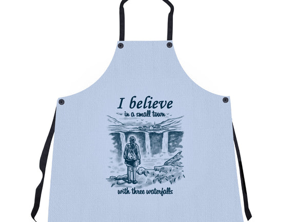 Small Town With Three Waterfalls