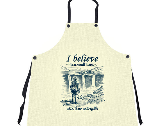 Small Town With Three Waterfalls