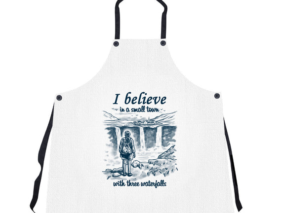 Small Town With Three Waterfalls