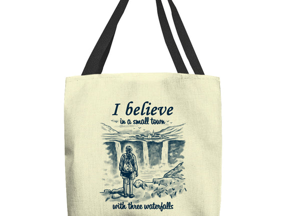 Small Town With Three Waterfalls