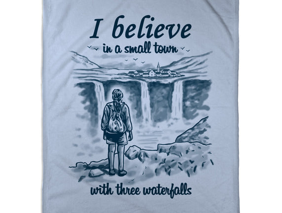 Small Town With Three Waterfalls