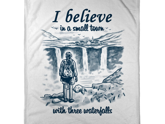 Small Town With Three Waterfalls