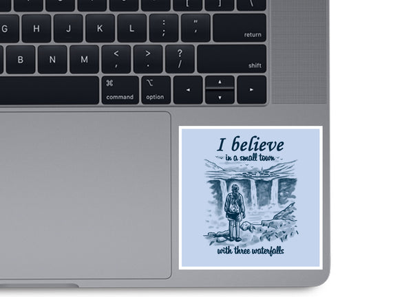 Small Town With Three Waterfalls