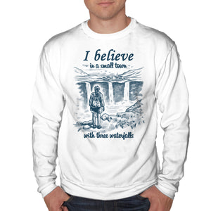 Small Town With Three Waterfalls