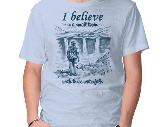 Small Town With Three Waterfalls