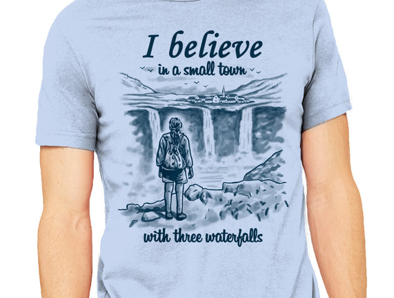 Small Town With Three Waterfalls