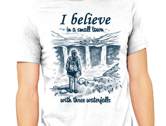 Small Town With Three Waterfalls