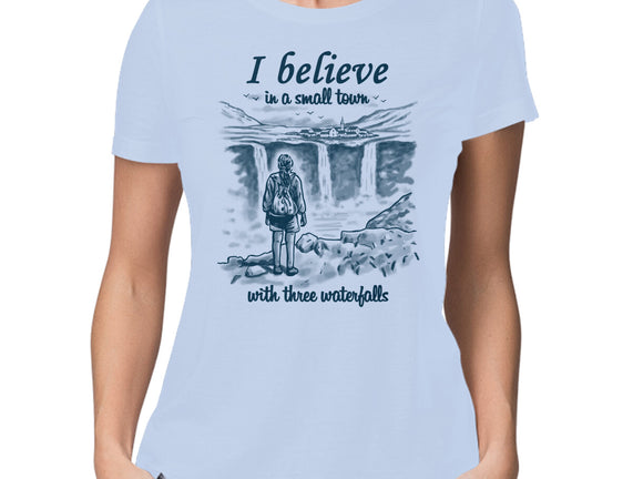 Small Town With Three Waterfalls