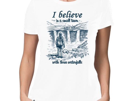 Small Town With Three Waterfalls