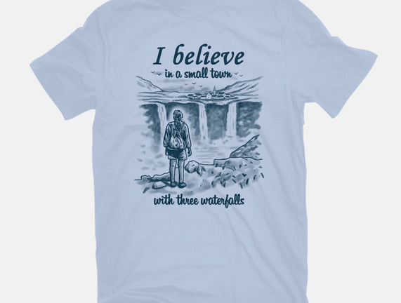 Small Town With Three Waterfalls