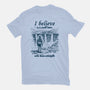 Small Town With Three Waterfalls-Womens-Fitted-Tee-NMdesign