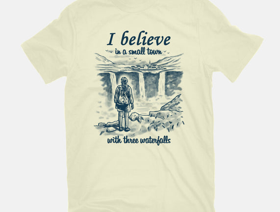 Small Town With Three Waterfalls