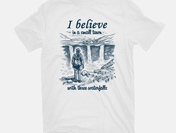 Small Town With Three Waterfalls