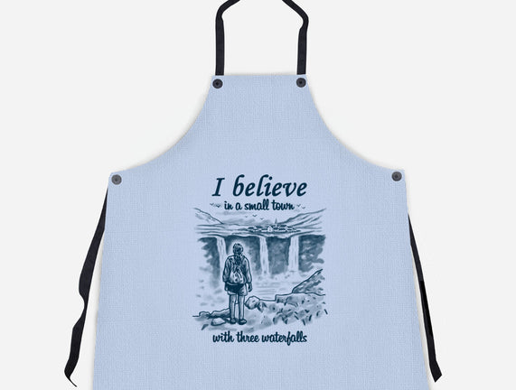 Small Town With Three Waterfalls