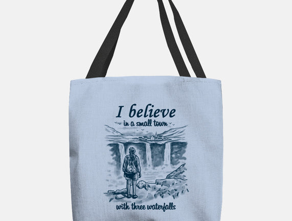 Small Town With Three Waterfalls