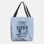 Small Town With Three Waterfalls-None-Basic Tote-Bag-NMdesign