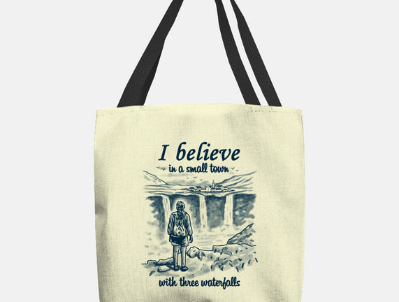 Small Town With Three Waterfalls