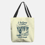 Small Town With Three Waterfalls-None-Basic Tote-Bag-NMdesign