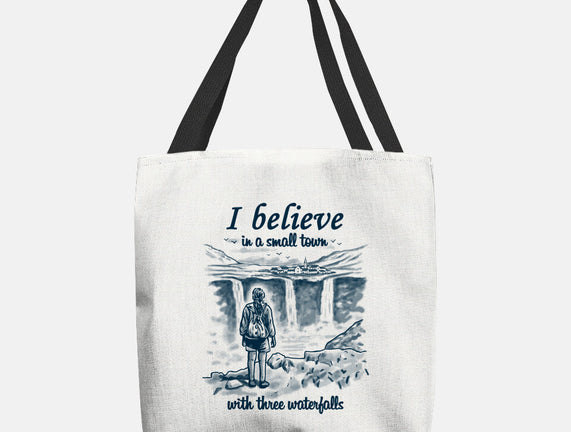 Small Town With Three Waterfalls